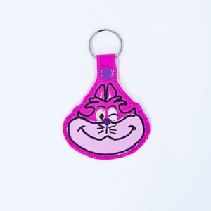 Crazy Cat Head Key Fob