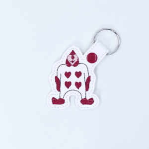 Card Of Hearts Key Fob