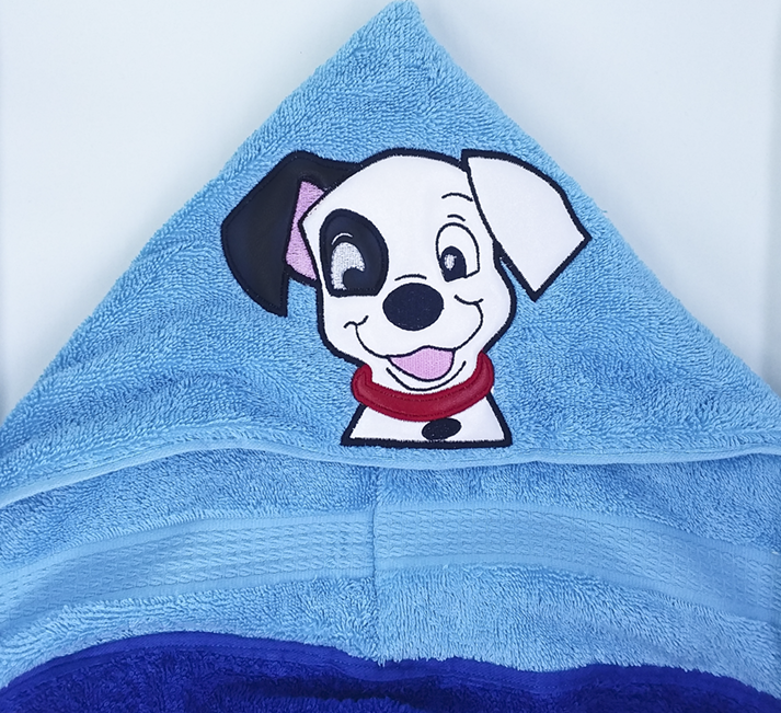 Dalmatian Boy Hooded Towel