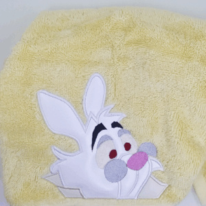 Late Rabbit Hooded Towel