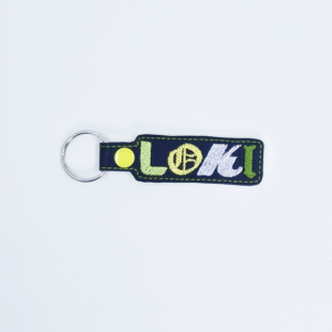 God Of Mischief Title Key Fob