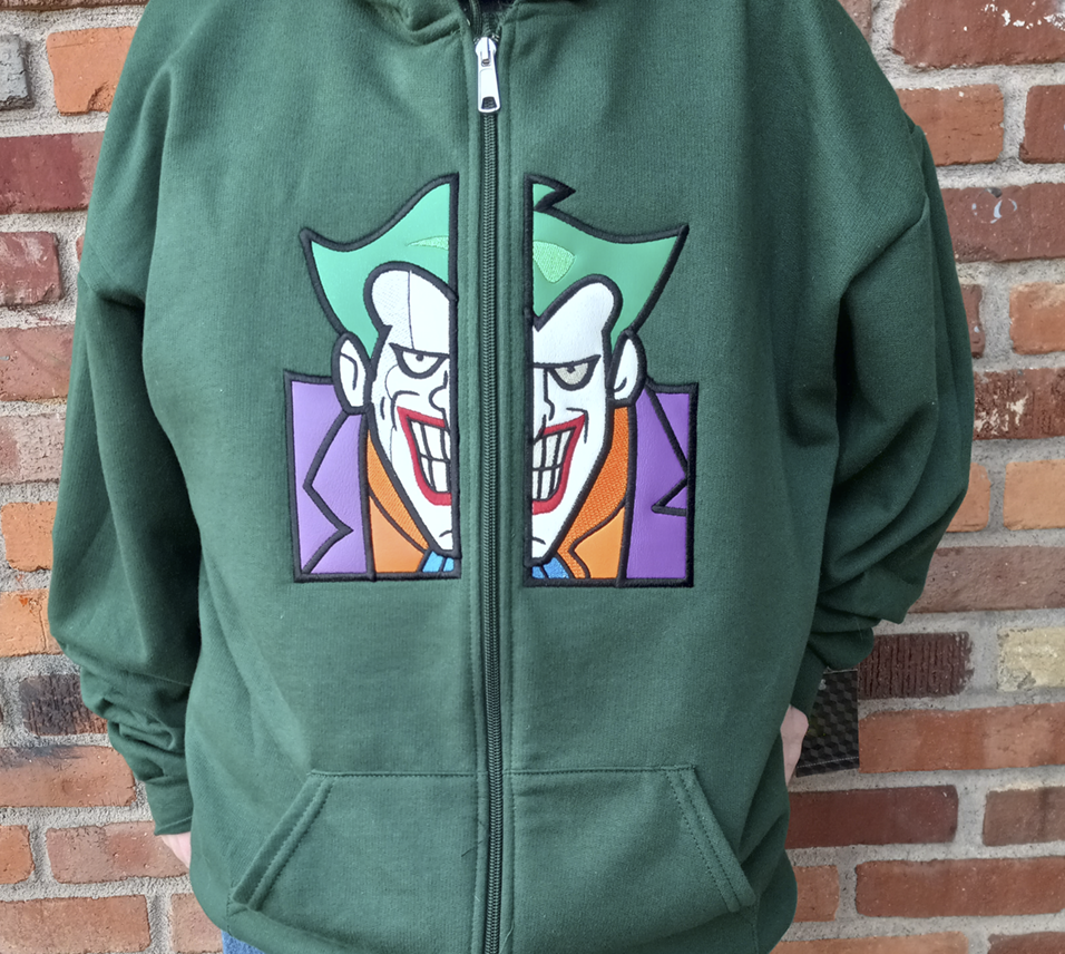 Laughing Villian Split Zip-up Hoodie
