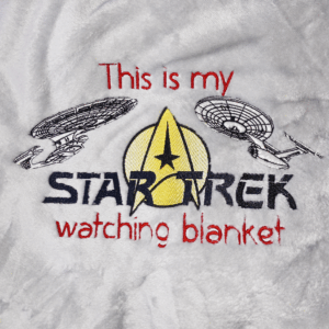 Star Trek Watching Blanket
