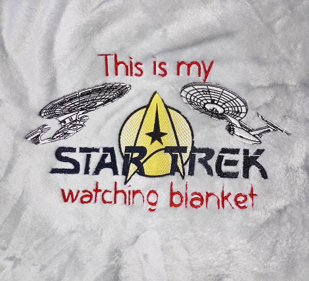 Star Trek Watching Blanket