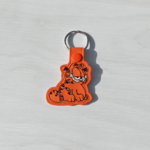GRFD Lazy Cartoon Cat Key Fob