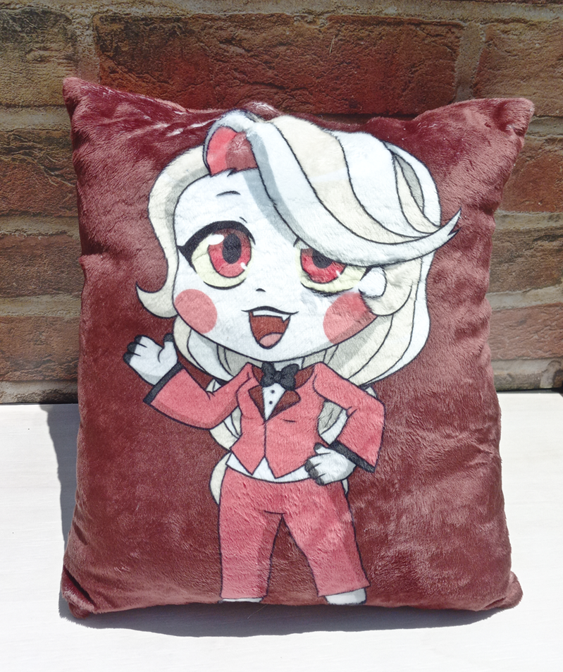 Demon Hotel Character Throw Pillow