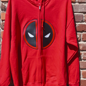 Sarcastic Mercenary Symbol Split Zipper Hoodie