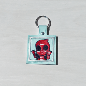 Trapped Baby Sarcastic Mercenary Key Fob