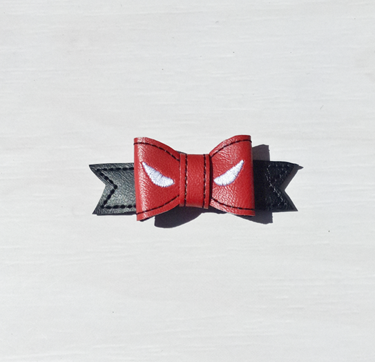Tiny Sarcastic Mercenary Hair Bow