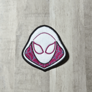 Web Girl Head Patch