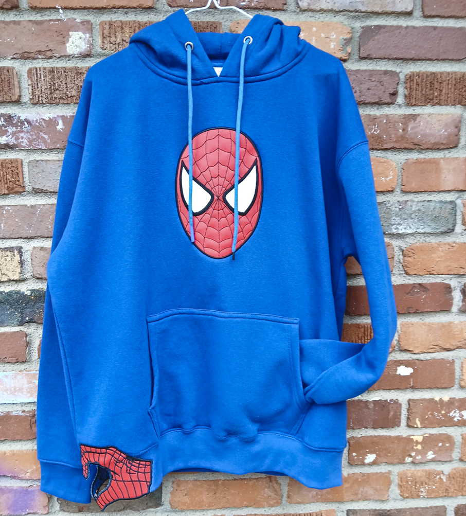 Embroidered Spider Guy Face Shirt