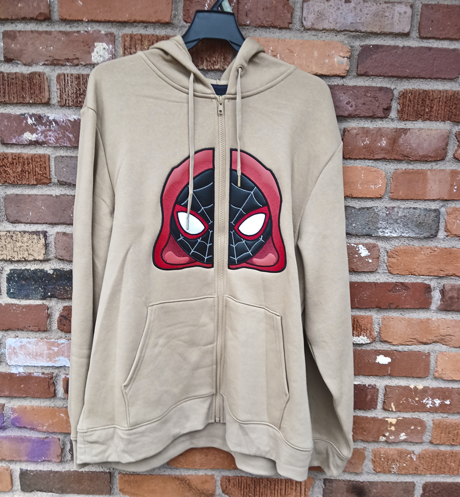 Latin Spider Guy Split Zipper Hoodie
