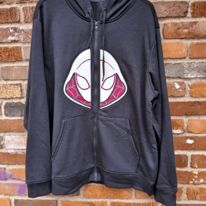 Web Girl Split Zipper Hoodie