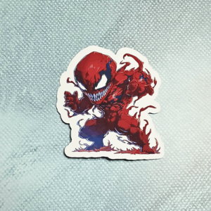 Red Symbiote Sticker