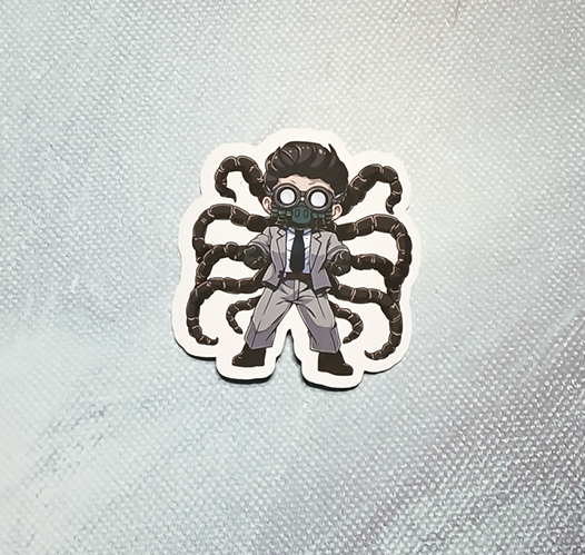 Superhero Villain Sticker