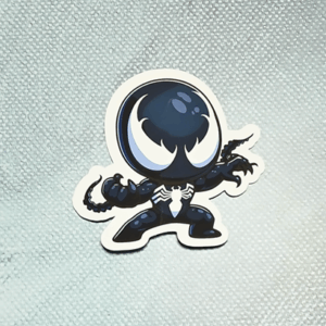 Chibi Black Symbiote Sticker