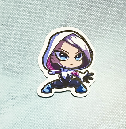Chibi Web Girl Sticker