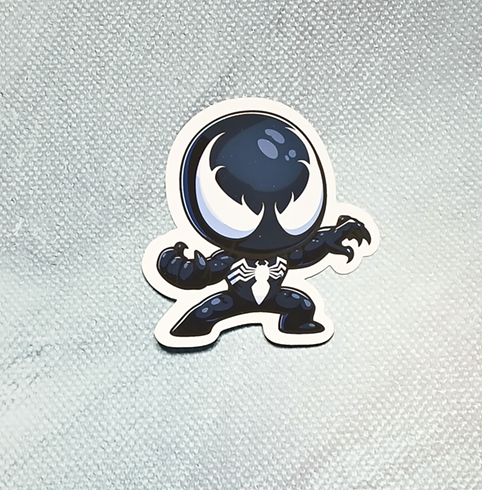 Chibi Black Symbiote Sticker Ver. 2