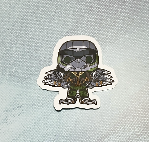 Vulture Character Sticker