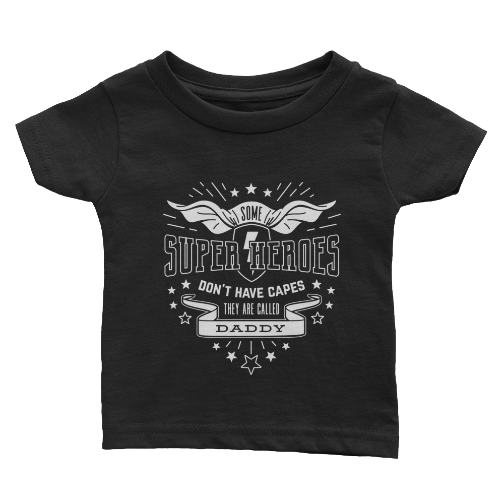 Some Heros Don't Wear Capes Babywear- Daddy Mockup
