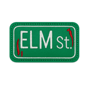 ChatGPT Break-up of my original wreath image Elm Street Sign