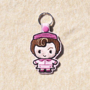 Chibi Defense Professor Key Fob