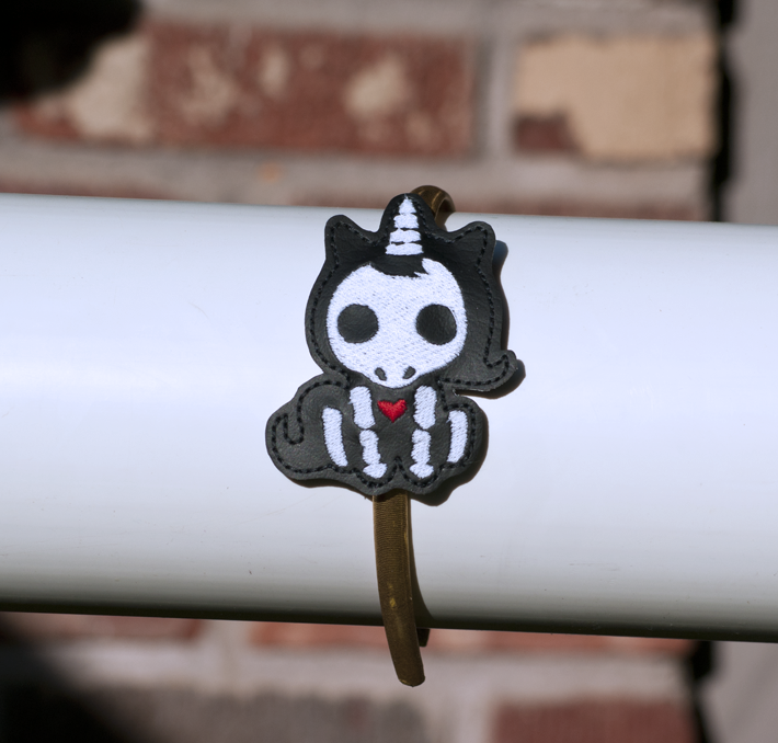 Skeleton Unicorn Slider Headband