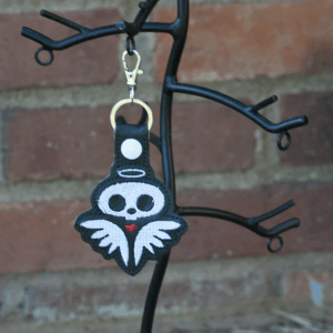 Skull Angel Keychain