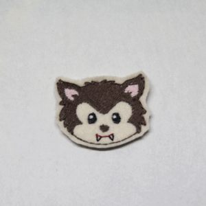 Werewolf Face Hair Clip