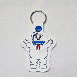 Marshmallow Ghost Key Fob
