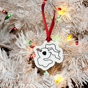 Ghost Dog Ornament