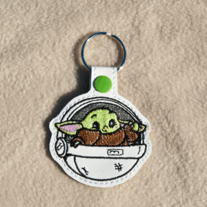Space Pod Baby Key Fob