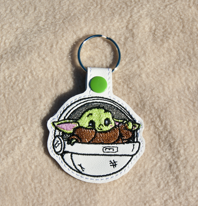 Space Pod Baby Key Fob