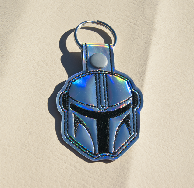 Space Warrior Helmet Keychain