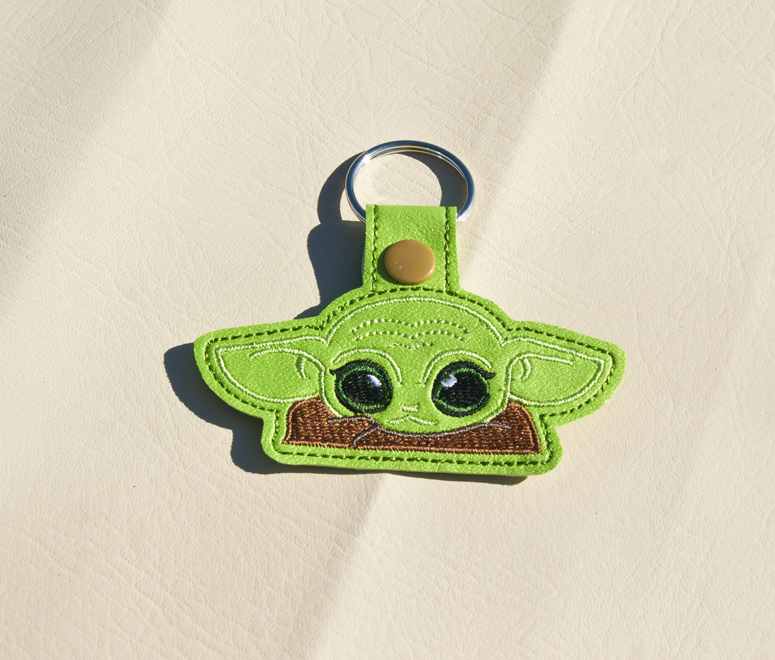 Baby Youngling Face Key Fob