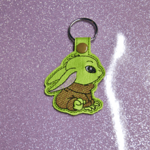 Snoot Boop Green Alien Youngling Key Fob
