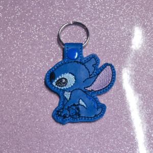Snoot Boop Blue Alien Key Fob