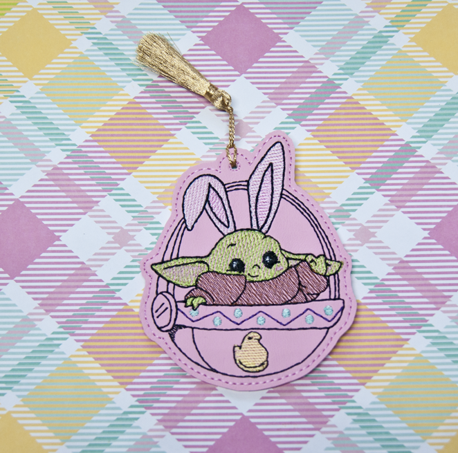 Baby Alien Easter Pod Bookmark