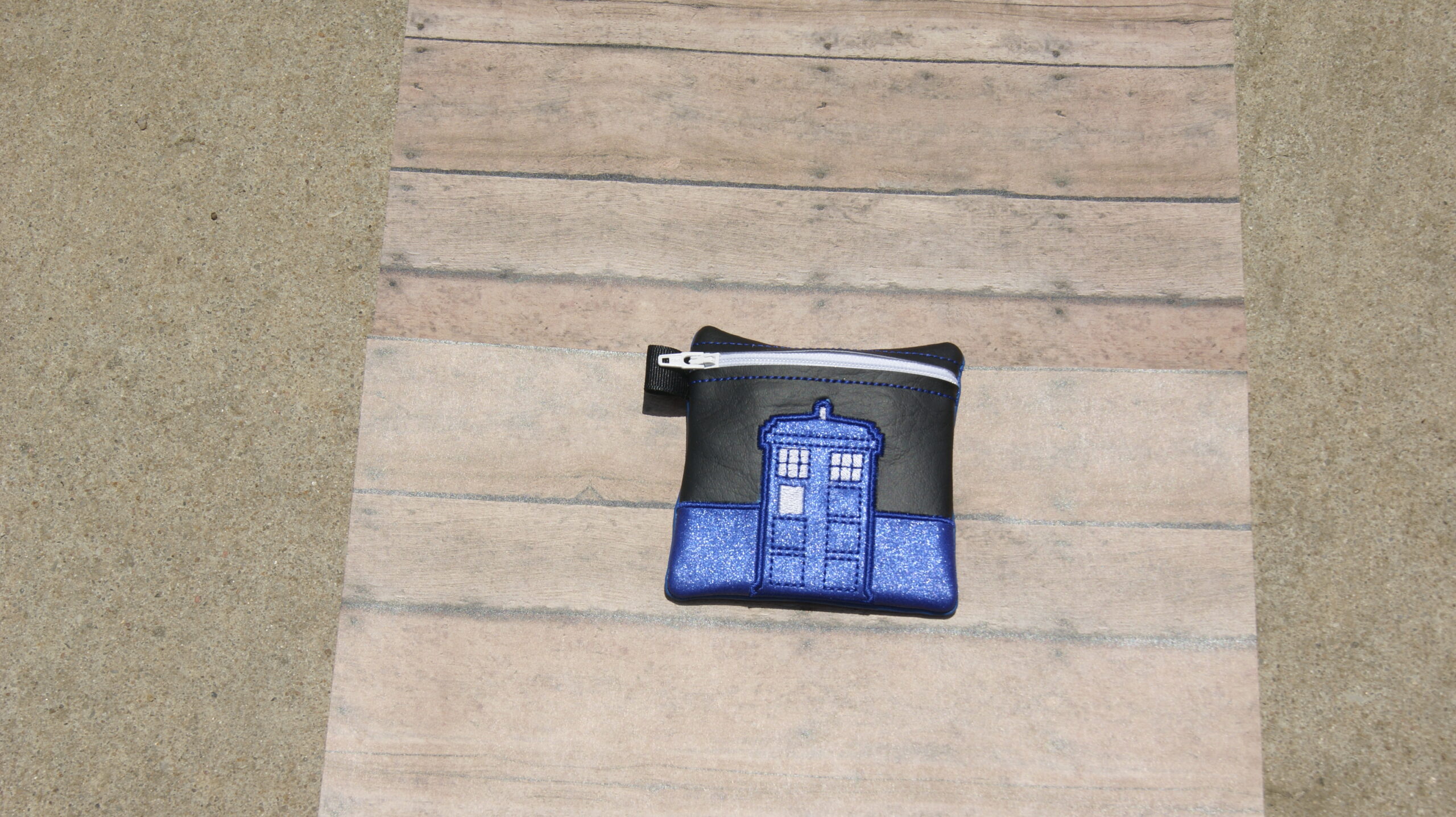 Time & Spaceship Coin Pouch