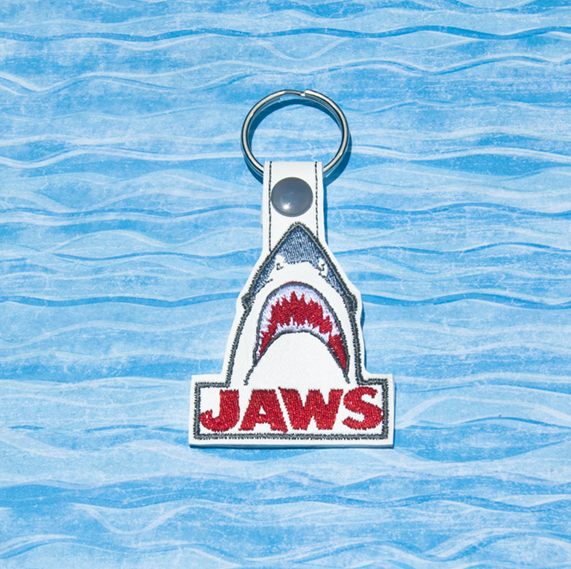 Scary Shark Key Fob