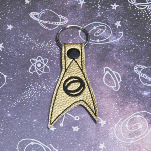 Starfleet Badge Key Fob- Operations