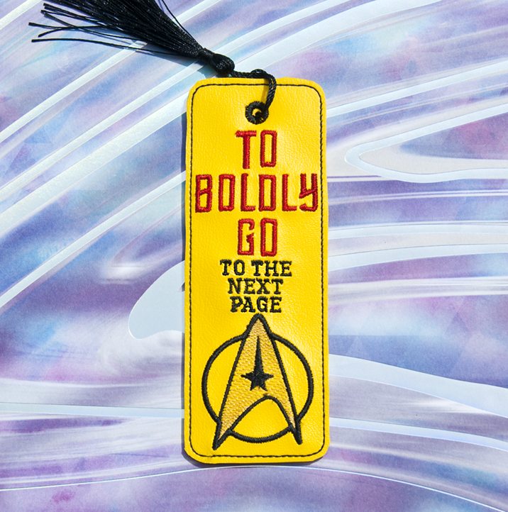 To Boldly Go Bookmark