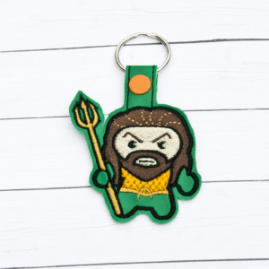 Chibi Aquatic Hero Key Fob