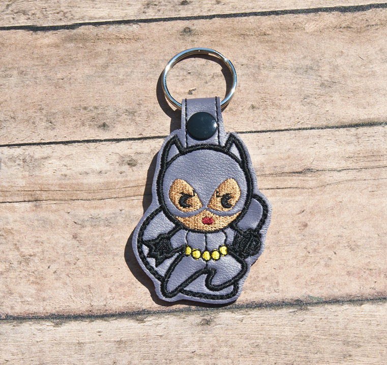 Chibi Cat Anti-Hero Key Fob
