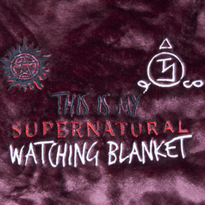 This Is My Supernatural Watching Throw Blanket