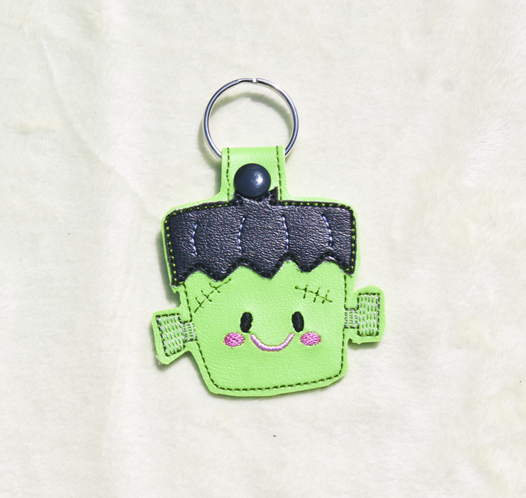 Kawaii Frankenstein's Monster Key Fob