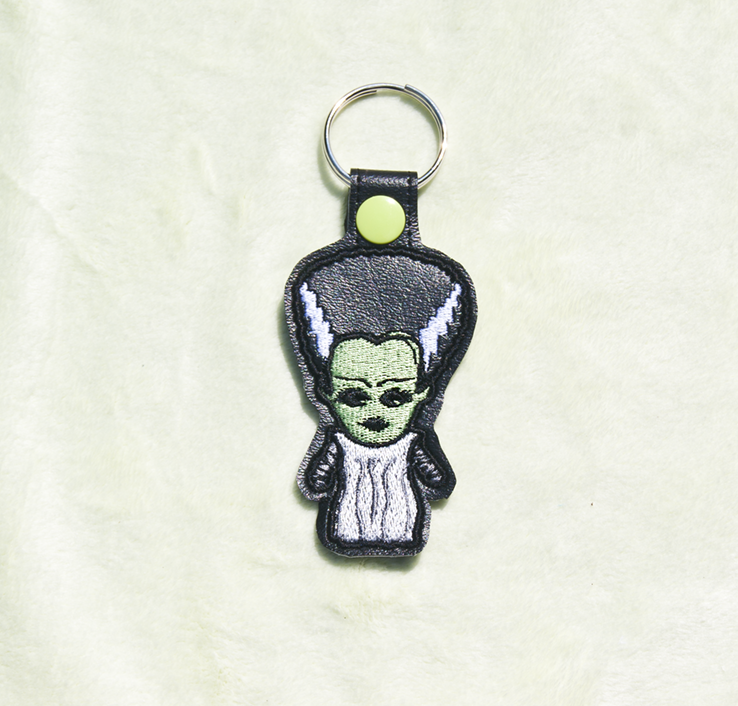 Chibi Bride of Frankenstein Key Fob