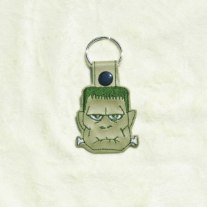 Frankenstein's Monster Face Key Fob