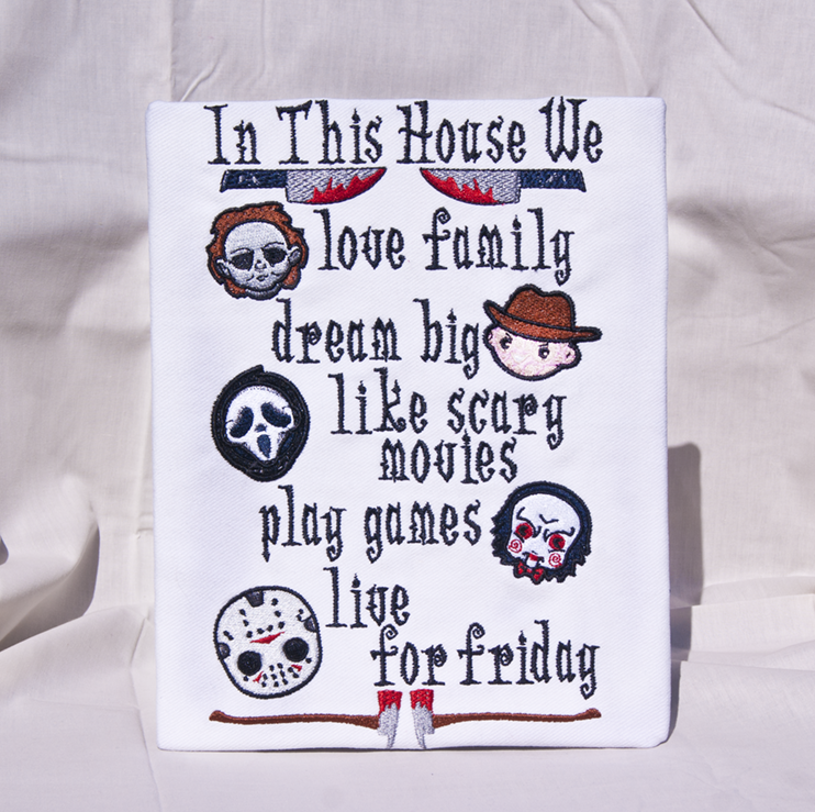 In This House - Scary Movies Canvas