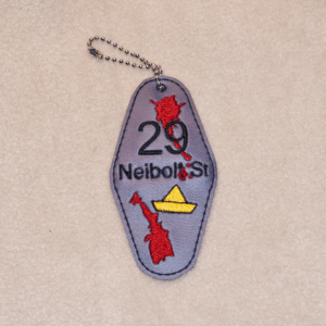 29 Neibolt St. Bag Dangle